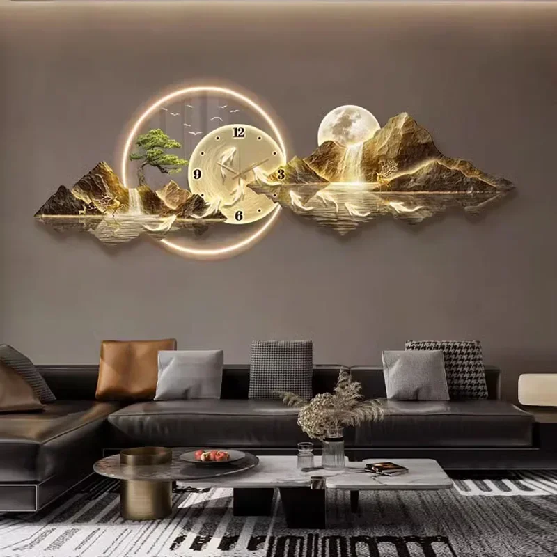 Bedrooms Luminous Wall Watch Xenomorph Design Silent Creative Chinese Style Wall Clocks Minimalist Reloj Pared Room Decorations
Bedrooms Luminous Wall Watch Xenomorph Design Silent Creative Chinese Style Wall Clocks Minimalist Reloj Pared Room Decorations