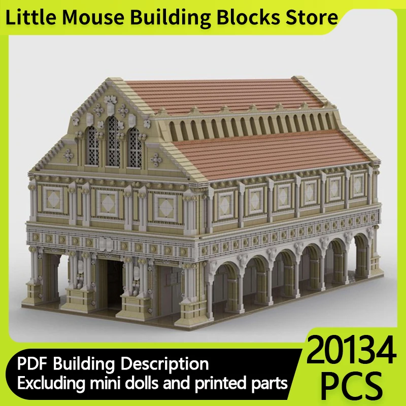 Medieval Castle Model MOC Building Bricks Ancient Architectural Church Modular Technology Gifts Holiday Assemble Children Toys
Medieval Castle Model MOC Building Bricks Ancient Architectural Church Modular Technology Gifts Holiday Assemble Children Toys