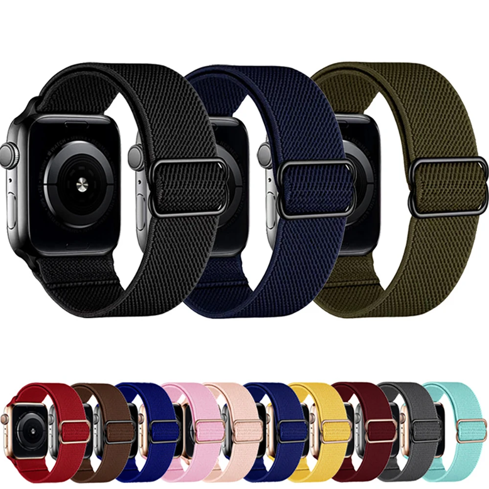 Ремешок нейлоновый эластичный для Apple Watch 49 мм 45 мм 44 мм 41 мм 40 мм 42 мм 38 мм, сменный Браслет для iWatch Ultra 876543SE
Ремешок нейлоновый эластичный для Apple Watch 49 мм 45 мм 44 мм 41 мм 40 мм 42 мм 38 мм, сменный Браслет для iWatch Ultra 876543SE