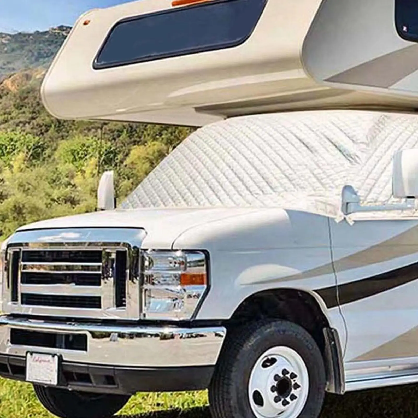 RV Front Window Shade Waterproof Foldable Shield Protector UV Protection RV Window Cover For Ice Snow Winter Frost Exterior
RV Front Window Shade Waterproof Foldable Shield Protector UV Protection RV Window Cover For Ice Snow Winter Frost Exterior