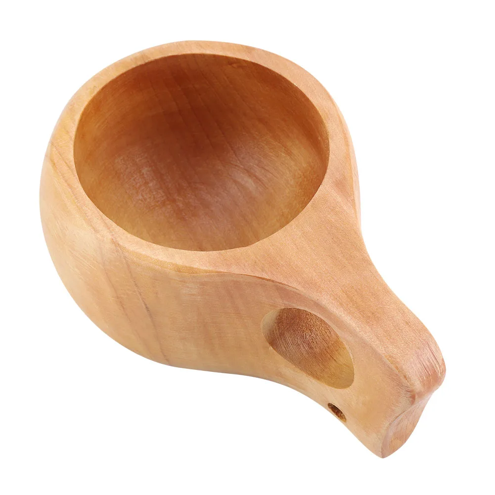 Wooden Cup Camping Cup Nordic Style Handmade, Small Reverse Side Ear Cup, Portable Wood Mug Drinking Cup for Coffee
Wooden Cup Camping Cup Nordic Style Handmade, Small Reverse Side Ear Cup, Portable Wood Mug Drinking Cup for Coffee