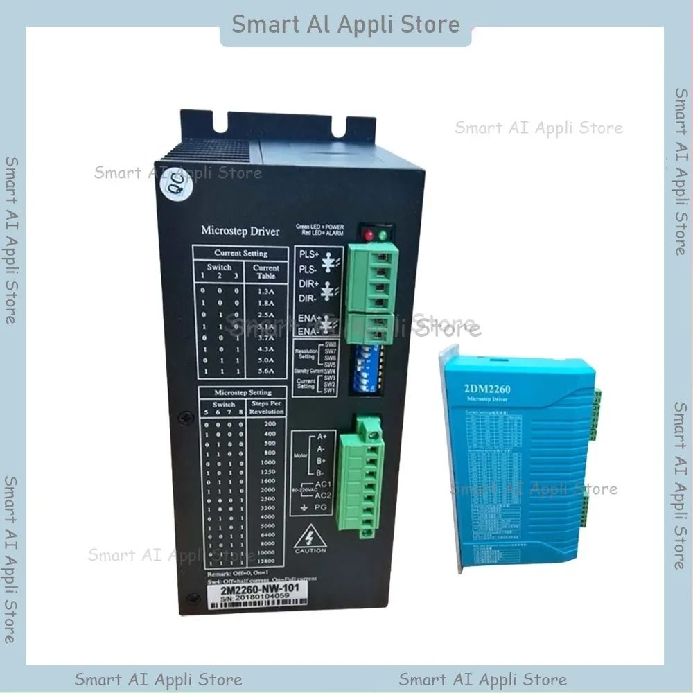 2DM2260 High-voltage 110 stepper motor driver 2M2260 AC 220V 2DM2280 universal model
2DM2260 High-voltage 110 stepper motor driver 2M2260 AC 220V 2DM2280 universal model