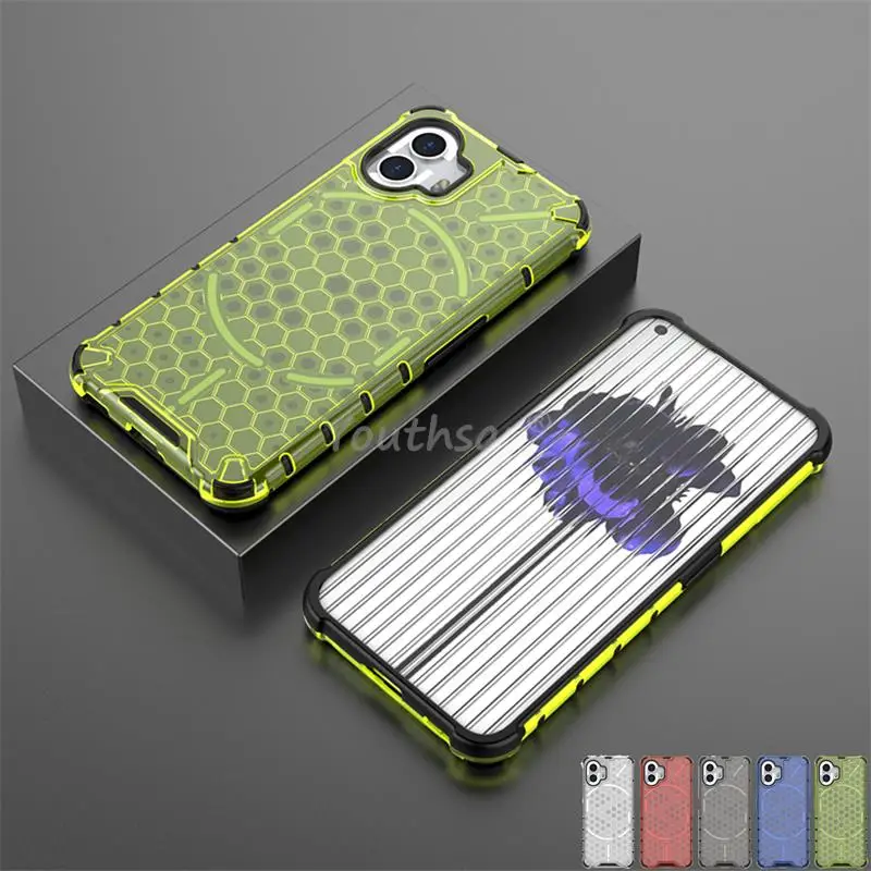 Honeycomb Shockproof For Nothing Phone 2 Case Armor Nothing Phone 2 Cover Translucent TPU PC Protector For Nothing Phone2 1 Case
Honeycomb Shockproof For Nothing Phone 2 Case Armor Nothing Phone 2 Cover Translucent TPU PC Protector For Nothing Phone2 1 Case