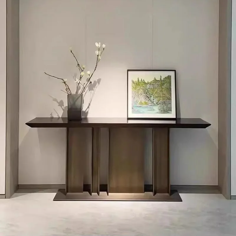 Corridor Entrance Table Light Luxury Against the Wall Villa Entrance Entrance Desk Simple Hotel Sales Office Decoration End View
Corridor Entrance Table Light Luxury Against the Wall Villa Entrance Entrance Desk Simple Hotel Sales Office Decoration End View