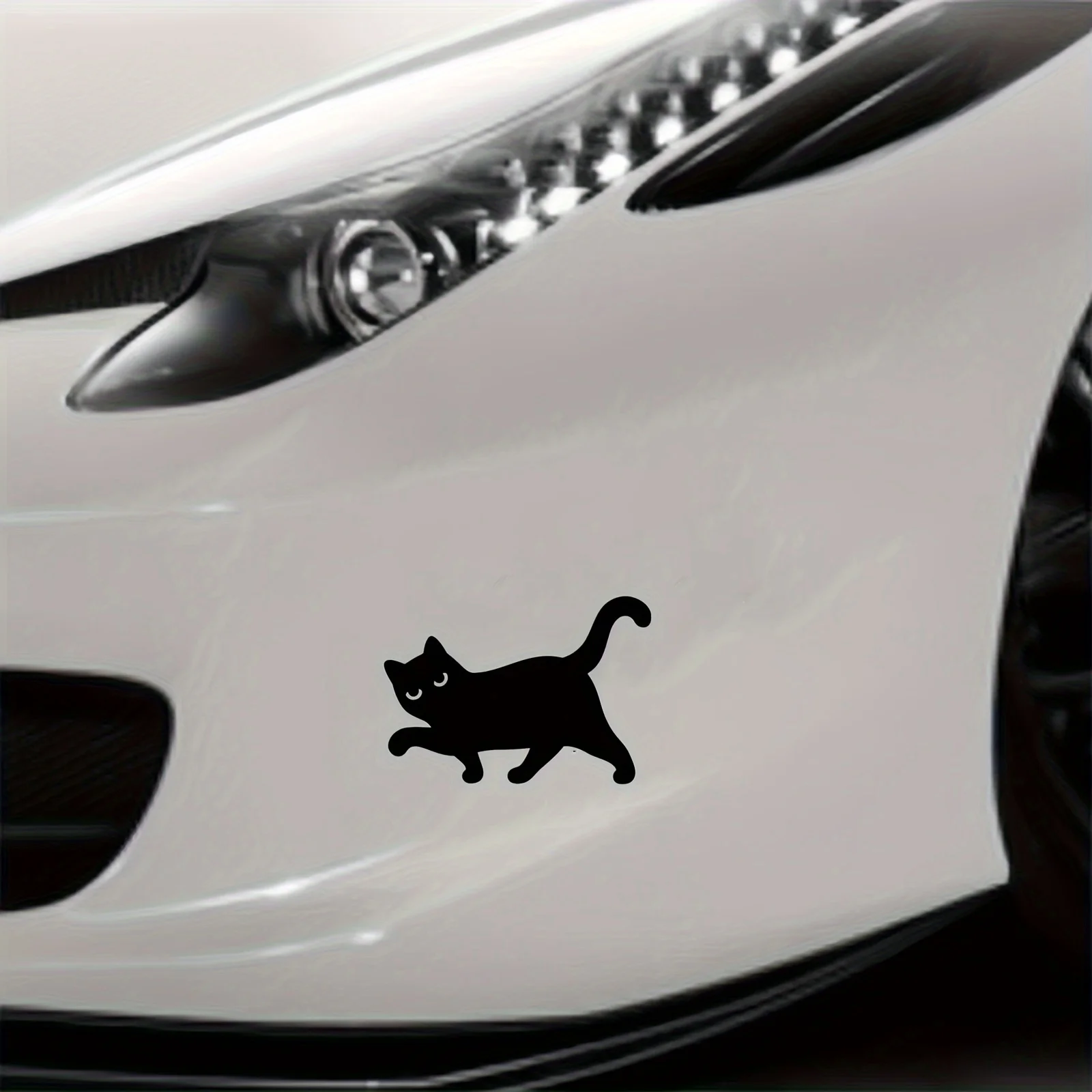 1Pc Unique Black Cat Silhouette Matte Vinyl Sticker, Suitable for Cars Motorcycles Laptops Glass Surfaces Decor
1Pc Unique Black Cat Silhouette Matte Vinyl Sticker, Suitable for Cars Motorcycles Laptops Glass Surfaces Decor