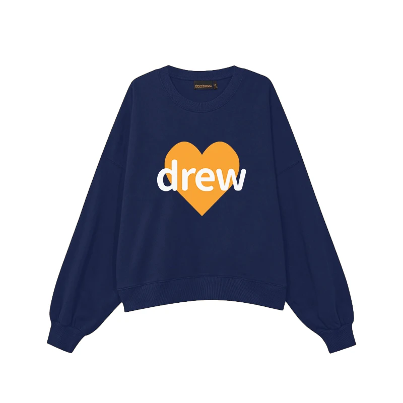 Drew House осенне-зимнее свободное мужское и женское уличное модное пальто с круглым вырезом и принтом в форме сердца
Drew House осенне-зимнее свободное мужское и женское уличное модное пальто с круглым вырезом и принтом в форме сердца