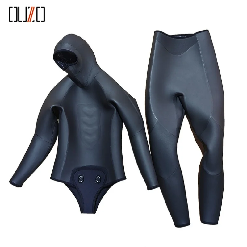 Men's Camo Hooded Spearfishing Wetsuit 5mm Split Neoprene Diving Suit for Underwater Hunting Freediving Snorkeling Surfing
Men's Camo Hooded Spearfishing Wetsuit 5mm Split Neoprene Diving Suit for Underwater Hunting Freediving Snorkeling Surfing