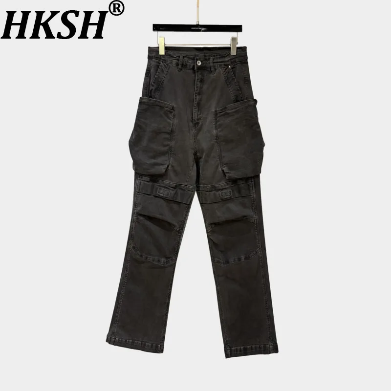 HKSH Spring Autumn New Men Y2K High Street Darkwear Loose Chic Multi-pocket Jeans Vintage Straight Casual Cargo Pants Ins HK7006
HKSH Spring Autumn New Men Y2K High Street Darkwear Loose Chic Multi-pocket Jeans Vintage Straight Casual Cargo Pants Ins HK7006