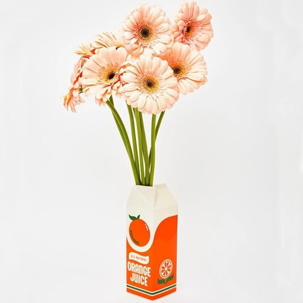 Creative Vintage Orange Juice Vase Ceramic Handmade Juice Box Vase Cute Flower Vases Home Room Decor
Creative Vintage Orange Juice Vase Ceramic Handmade Juice Box Vase Cute Flower Vases Home Room Decor