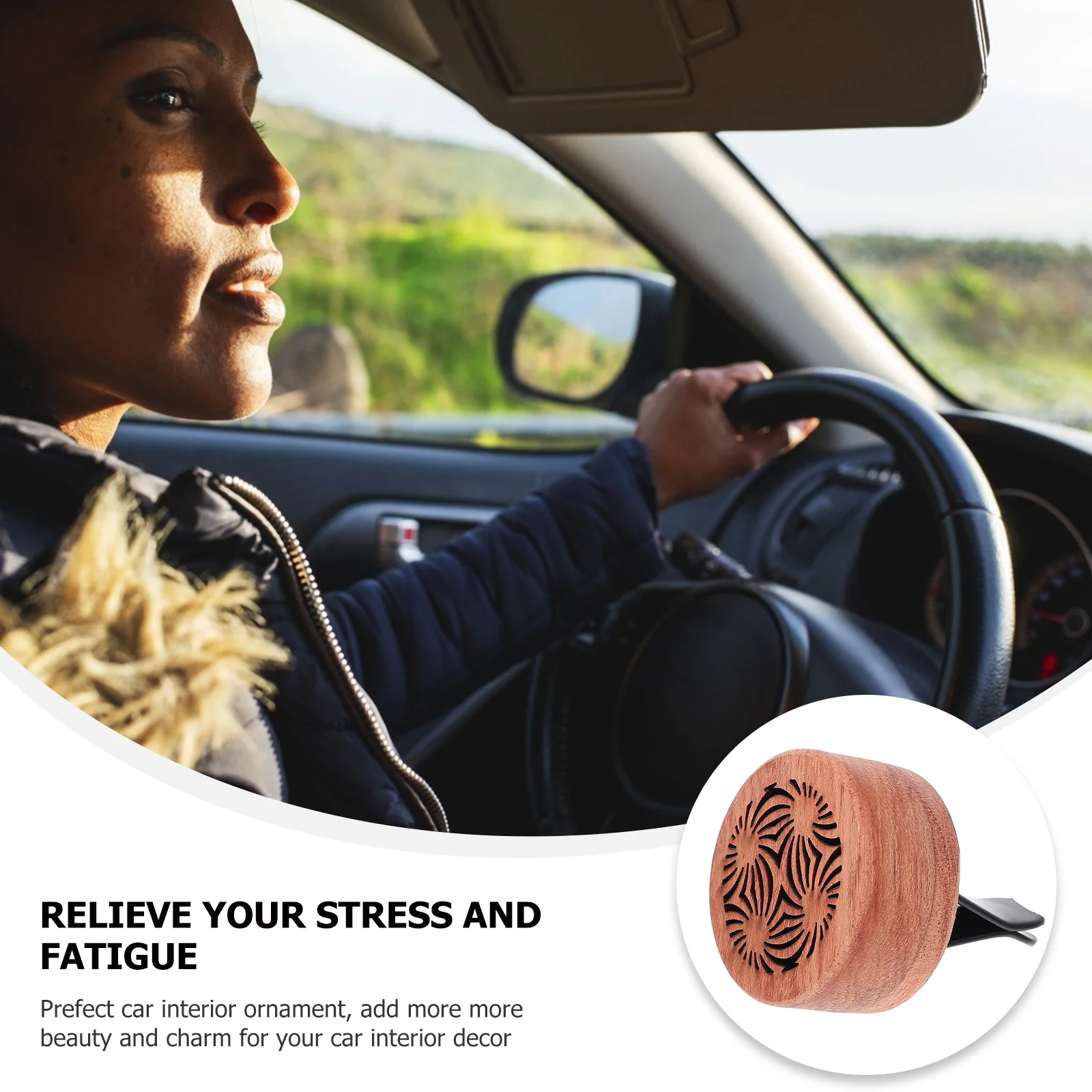 1Pcs Wooden Car Aroma Diffuser Essential Oil Diffuser Rosewood Fresh Air Perfume Car Ornament in-Car Incense Wood
1Pcs Wooden Car Aroma Diffuser Essential Oil Diffuser Rosewood Fresh Air Perfume Car Ornament in-Car Incense Wood