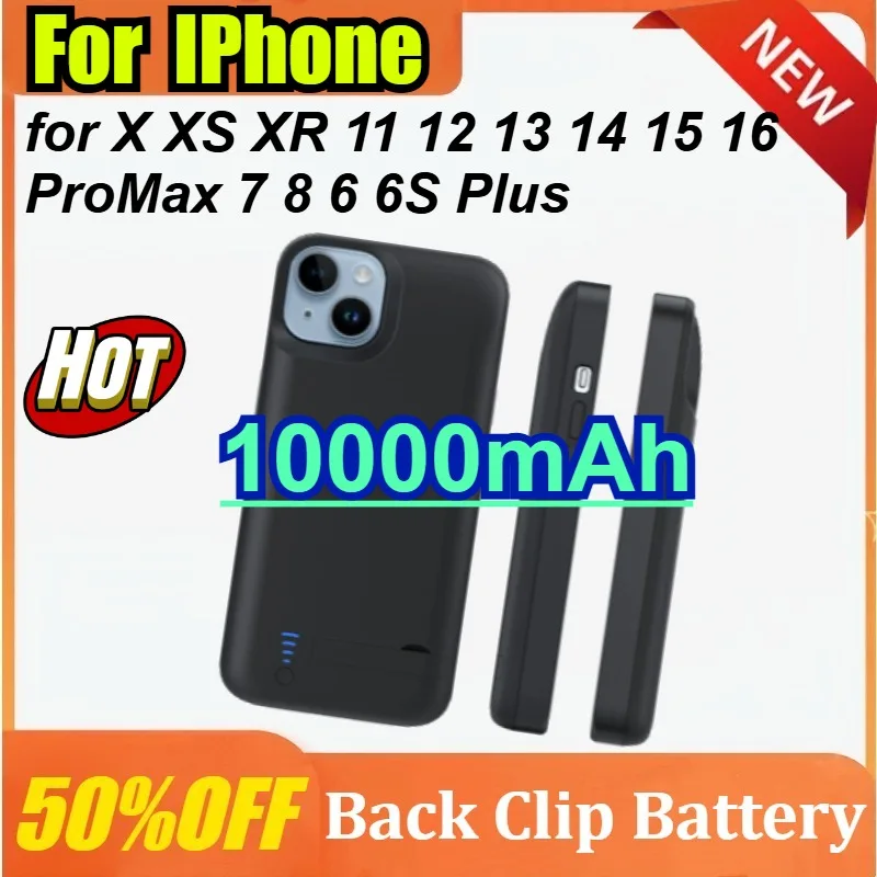 10000mAh Battery Charger Case for IPhone X XS XR 11 12 13 14 15 16ProMax for IPhone 7 8 6 6S Plus Charging Case Power Bank Cover
10000mAh Battery Charger Case for IPhone X XS XR 11 12 13 14 15 16ProMax for IPhone 7 8 6 6S Plus Charging Case Power Bank Cover