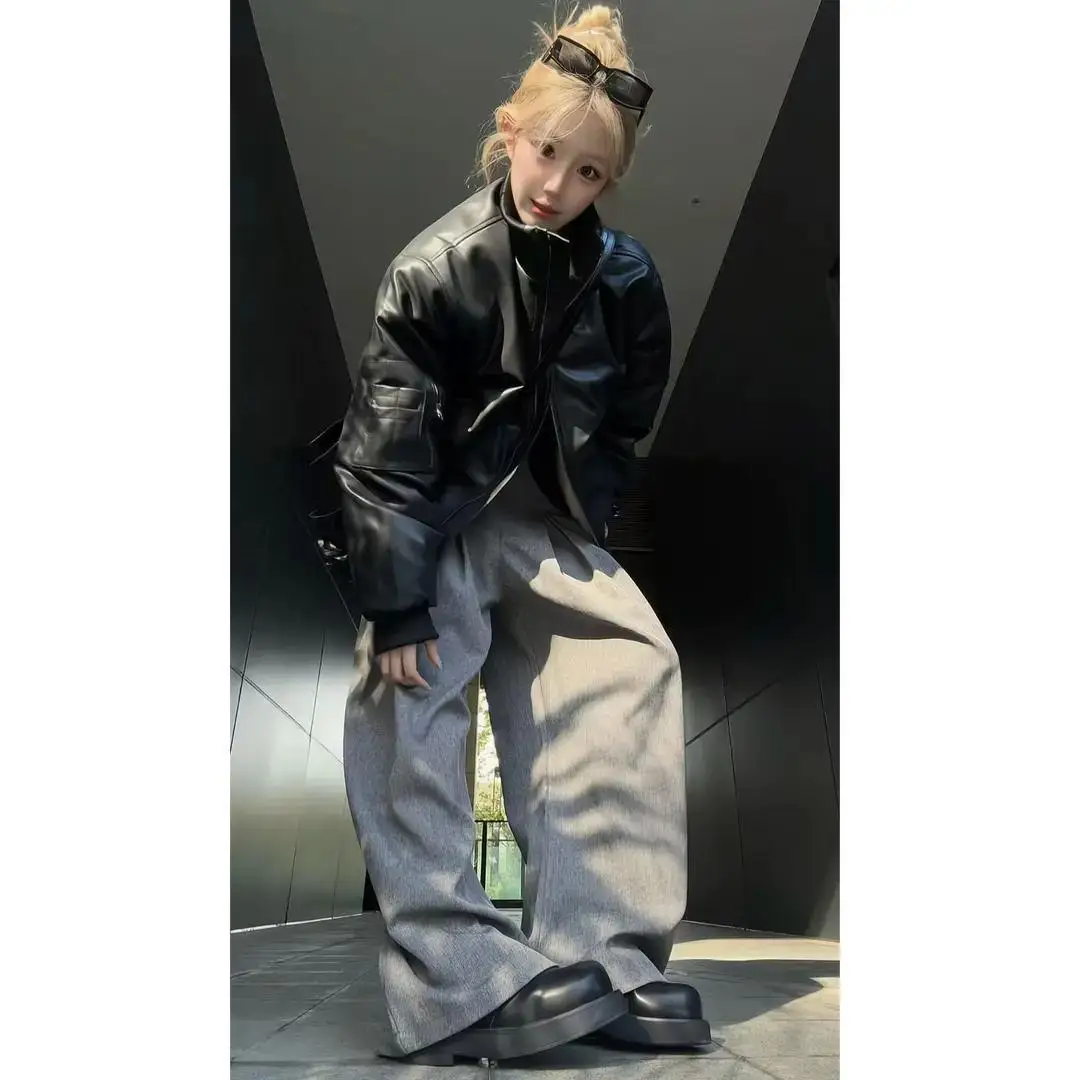 Утепленная куртка из искусственной кожи с флисовой подкладкой и воротником-стойкой, унисекс, зимняя, плотная, байкерская, повседневная, хлопковая
Утепленная куртка из искусственной кожи с флисовой подкладкой и воротником-стойкой, унисекс, зимняя, плотная, байкерская, повседневная, хлопковая