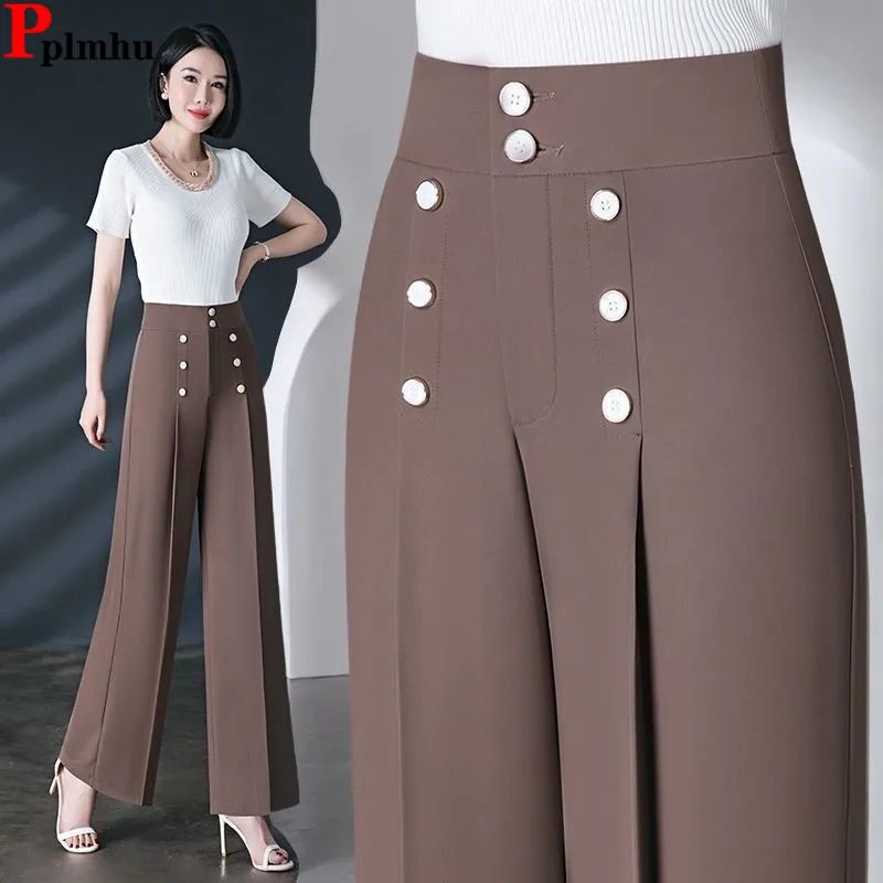 Office High Waist Wide Leg Suit Pants Baggy Elegant Office Pantalones Formal Pantalon Korea Fashion New Casual Women Spodnie
Office High Waist Wide Leg Suit Pants Baggy Elegant Office Pantalones Formal Pantalon Korea Fashion New Casual Women Spodnie