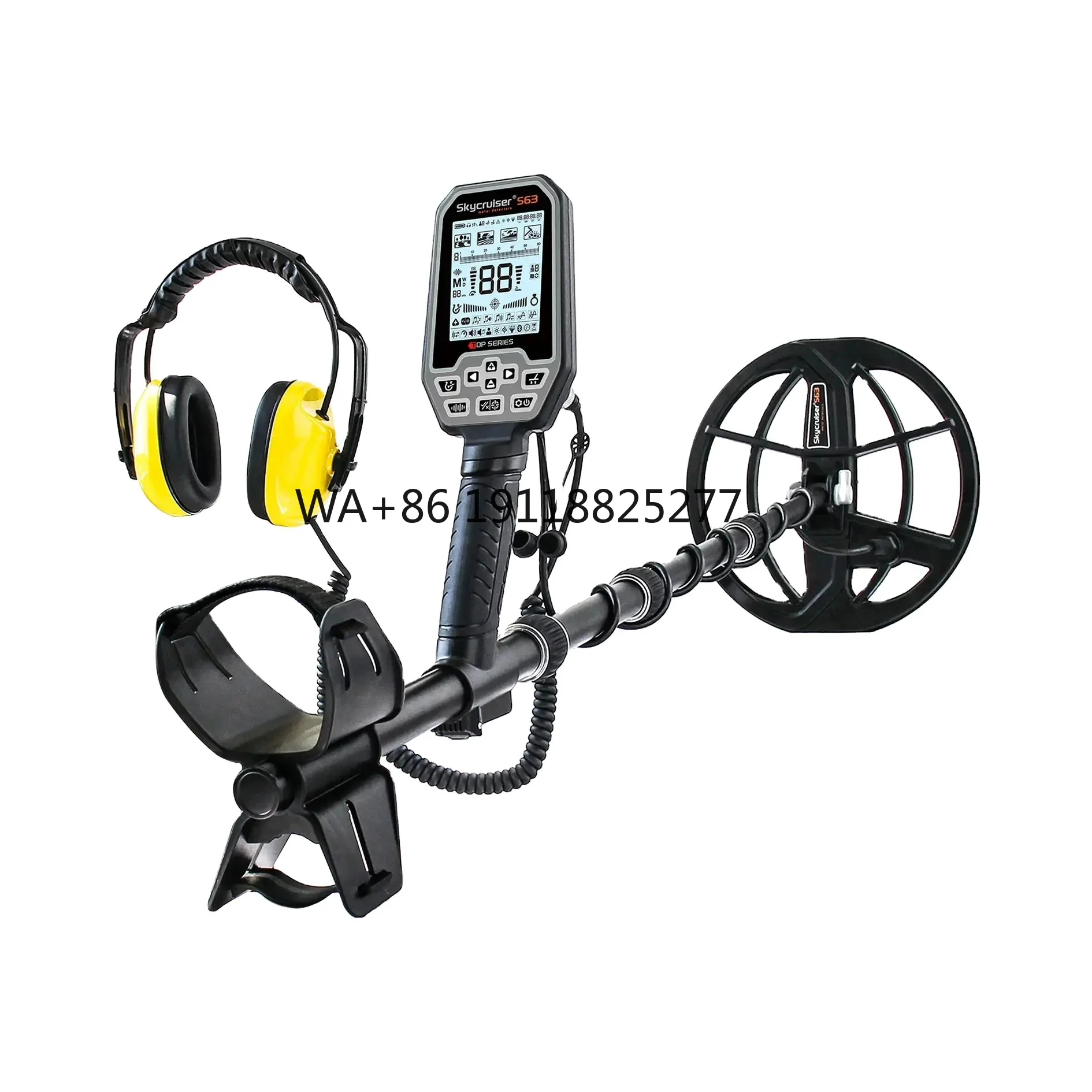 S63 Multi Frequency Metal Detector IP68 Waterproof Portable Gold Detector 3M Depth Treasure Finder
S63 Multi Frequency Metal Detector IP68 Waterproof Portable Gold Detector 3M Depth Treasure Finder
