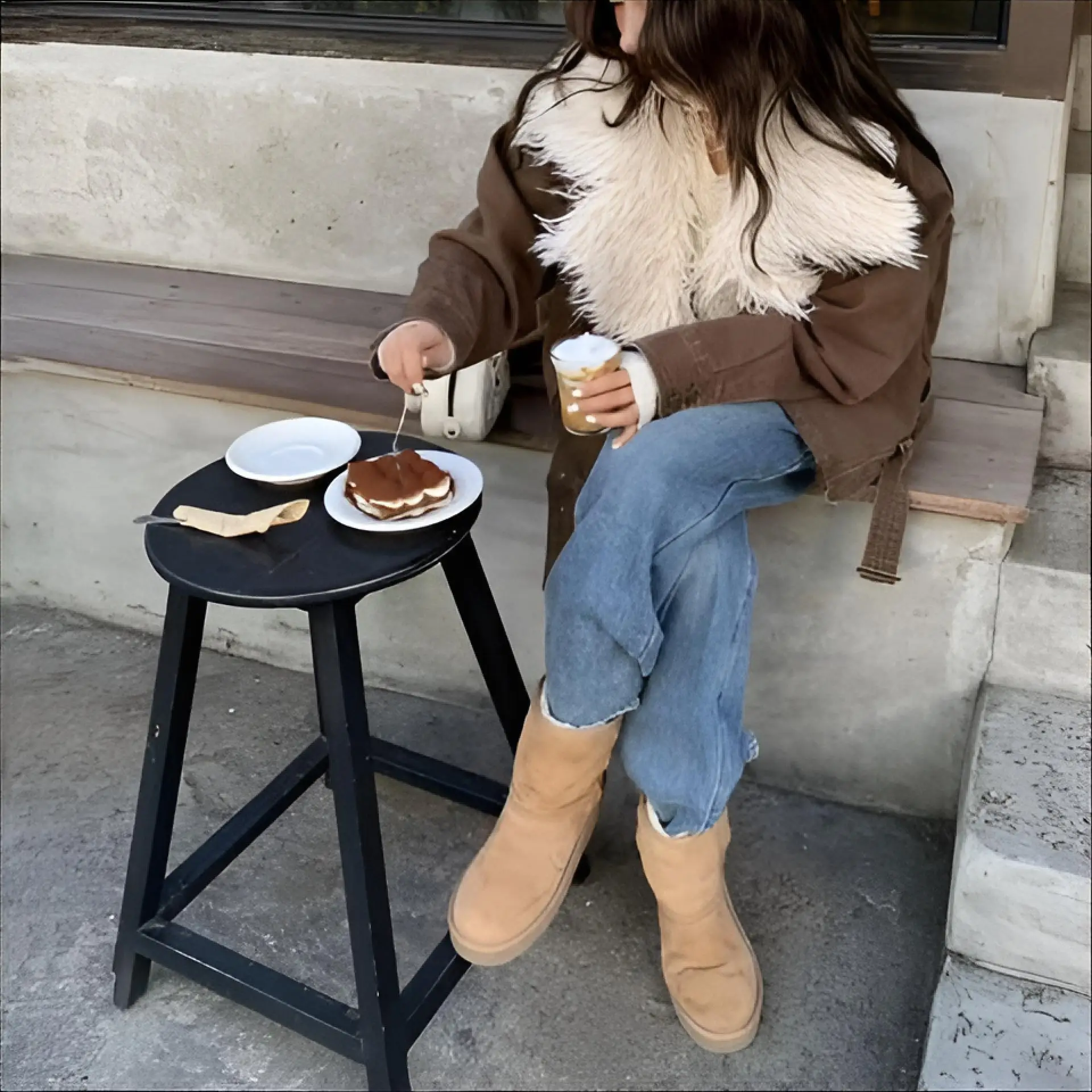 Denim Coat Buttions Fur Plush Womens Fall Thermal Corduroy High-Necked Baddie Style Holiday Travel Standneck Camping Flip-Collar
Denim Coat Buttions Fur Plush Womens Fall Thermal Corduroy High-Necked Baddie Style Holiday Travel Standneck Camping Flip-Collar