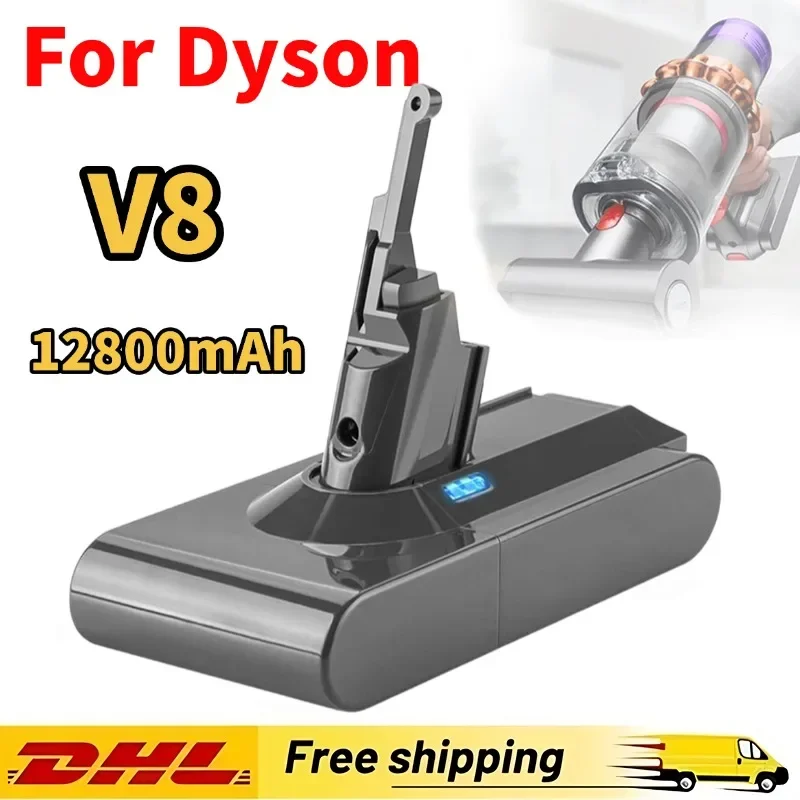 100% NEW for Dyson V8 21.6V 12800mAh Replacement Battery for Dyson V8 Absolute Cord-Free Vacuum Handheld Vacuum Cleaner Batte
100% NEW for Dyson V8 21.6V 12800mAh Replacement Battery for Dyson V8 Absolute Cord-Free Vacuum Handheld Vacuum Cleaner Batte