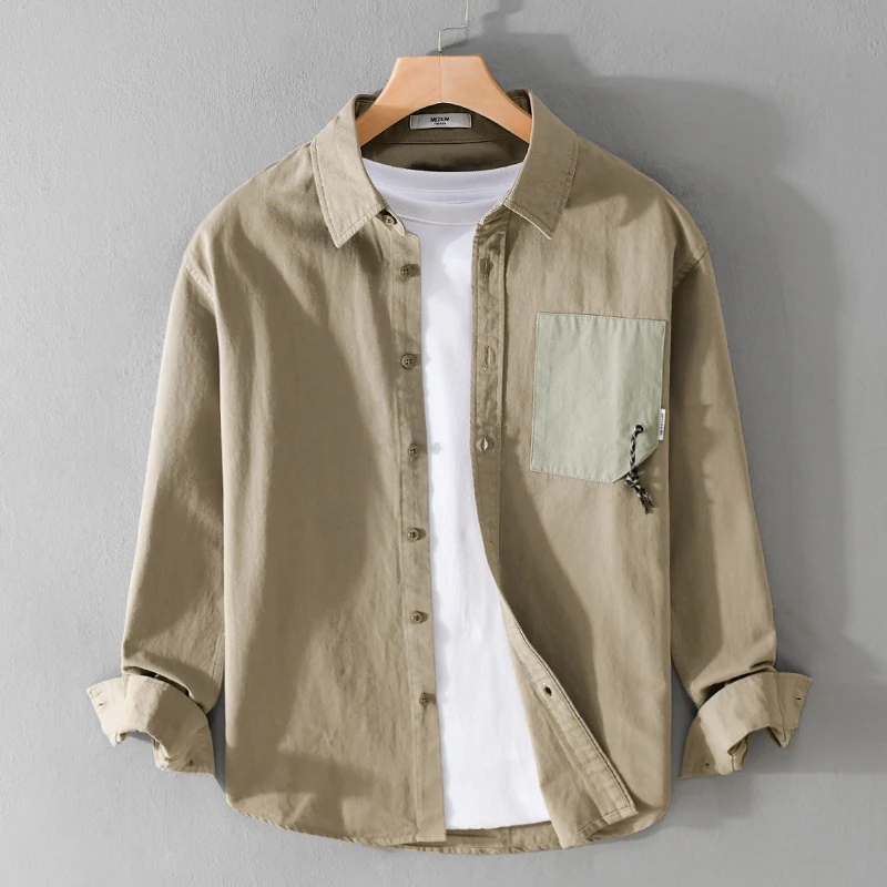 New Designer Pure Cotton Long Sleeved Casual Brand Shirts For Men Fashion Comfortable Tops With Pocket Clothing Camisa Masculina
New Designer Pure Cotton Long Sleeved Casual Brand Shirts For Men Fashion Comfortable Tops With Pocket Clothing Camisa Masculina