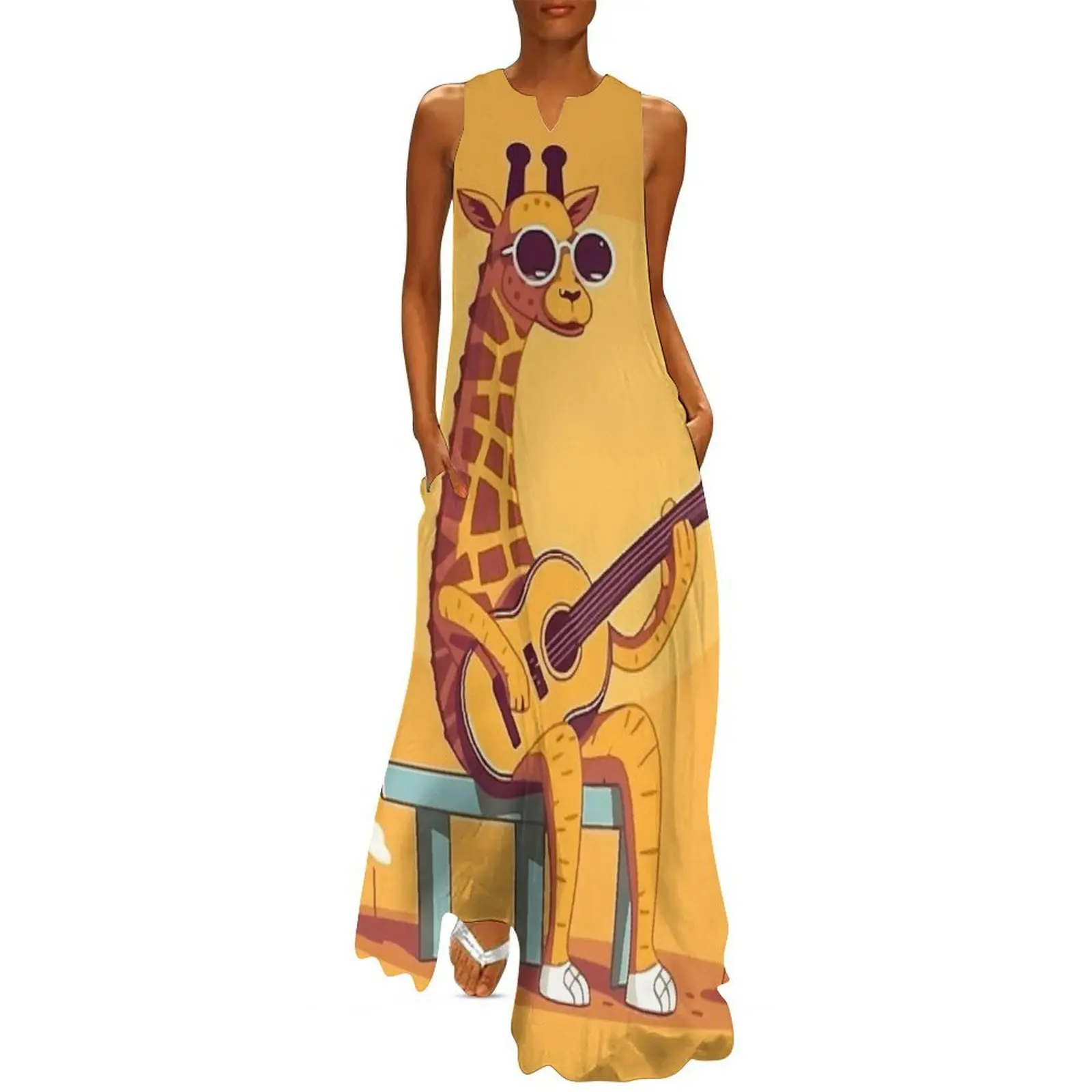 Giraffe playing the guitar Long Dress dress for women summer Summer women's clothing sexy dress dresses for woman
Giraffe playing the guitar Long Dress dress for women summer Summer women's clothing sexy dress dresses for woman