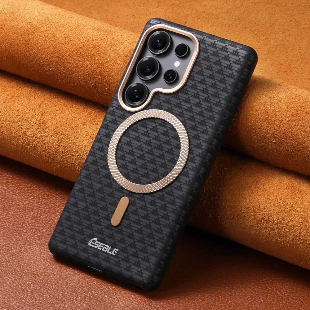 Fashion Leather Phone Case For Samsung Galaxy S25 Ultra Plus Magnetic Wireless Charger Protective Shell Solid Color Back Cover
Fashion Leather Phone Case For Samsung Galaxy S25 Ultra Plus Magnetic Wireless Charger Protective Shell Solid Color Back Cover
