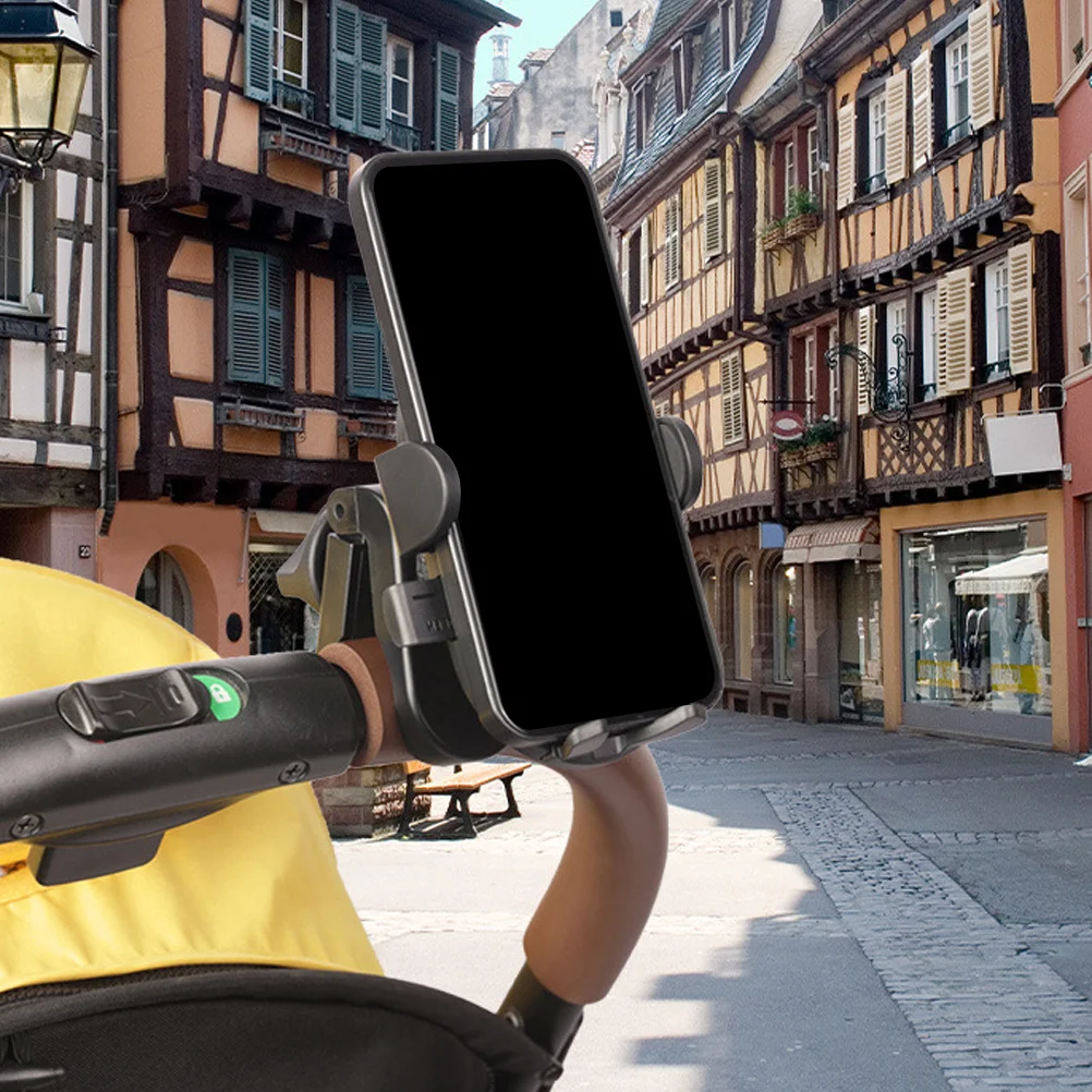 Bike Phone Bracket with Clip Mount Design Strong Hold Cellphone Rack for Handlebar Stroller Scooter Non-Slip Scratch Resistant
Bike Phone Bracket with Clip Mount Design Strong Hold Cellphone Rack for Handlebar Stroller Scooter Non-Slip Scratch Resistant