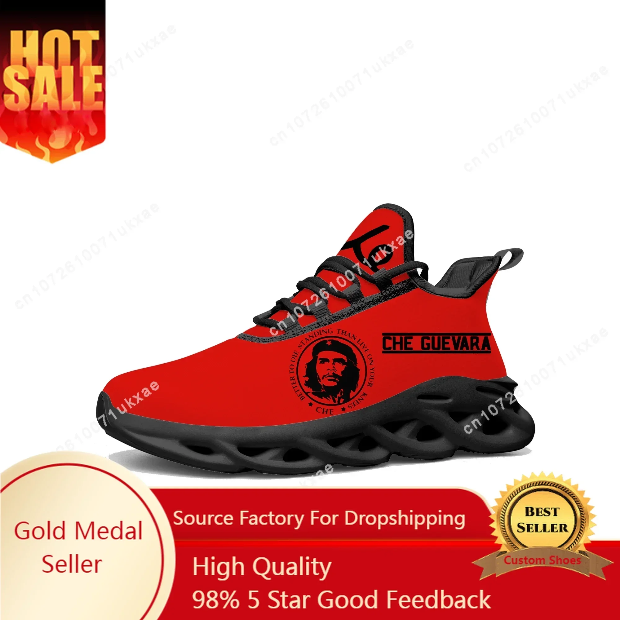Che Guevara Flats Sneakers Mens Womens Sports Running Shoes High Quality Sneaker Lace Up Mesh Footwear custom made Shoe
Che Guevara Flats Sneakers Mens Womens Sports Running Shoes High Quality Sneaker Lace Up Mesh Footwear custom made Shoe