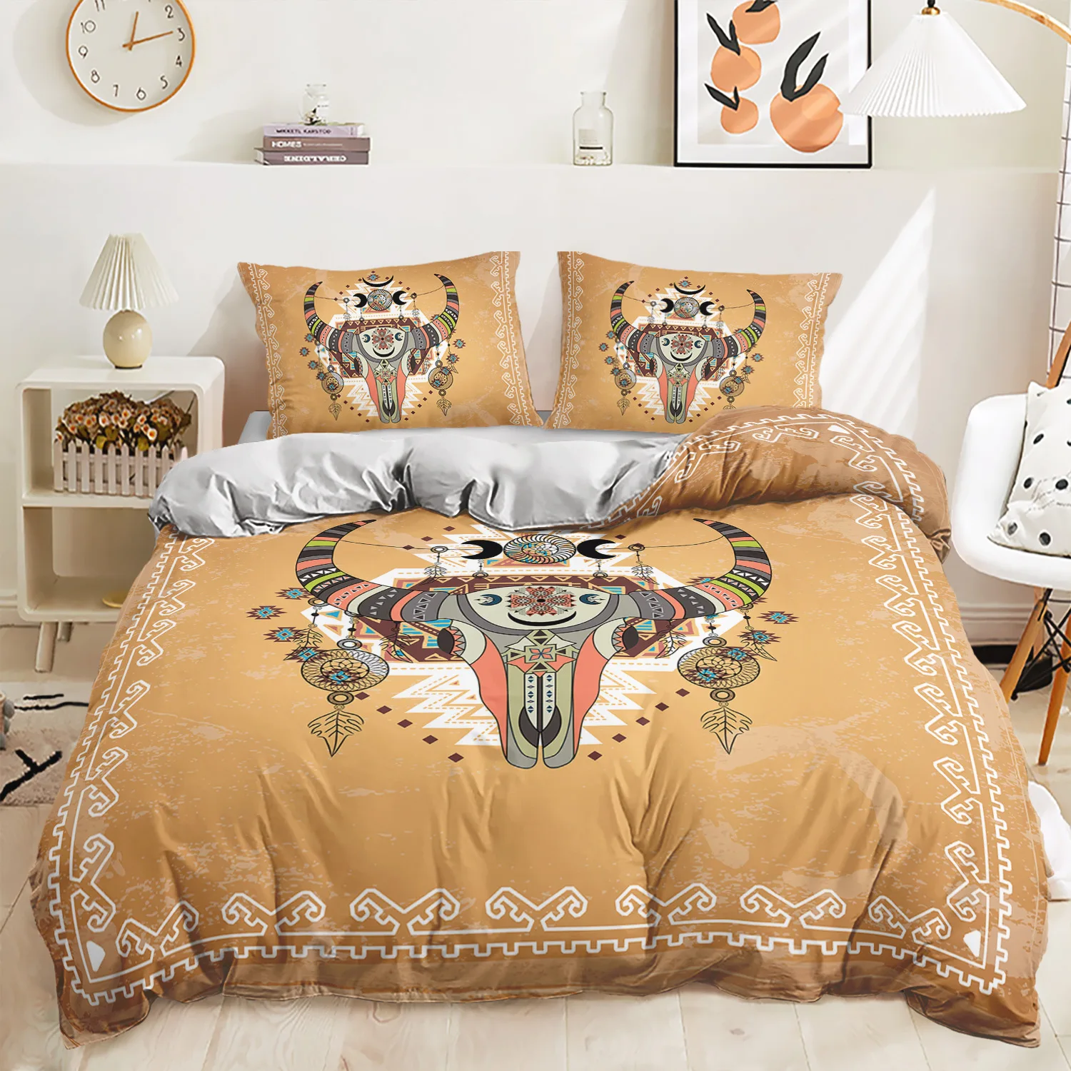 Boho Bohemian Style 3D Print Bedding Set Soft Duvet Cover Set Quilt Cover Pillowcase Set Home Textile Bedclothes for Kids
Boho Bohemian Style 3D Print Bedding Set Soft Duvet Cover Set Quilt Cover Pillowcase Set Home Textile Bedclothes for Kids