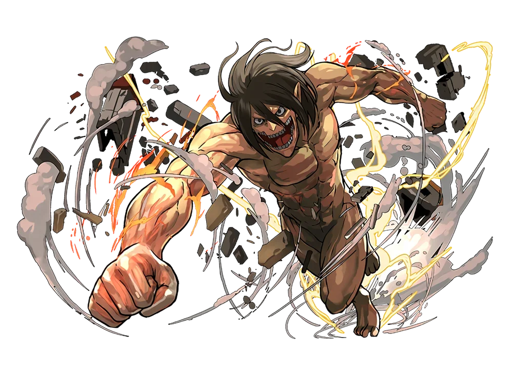 Eren Yeager Attack on Titan Form Weatherproof Anime Sticker Car Decal 3",6",8" 3 sizes for choice.
Eren Yeager Attack on Titan Form Weatherproof Anime Sticker Car Decal 3",6",8" 3 sizes for choice.