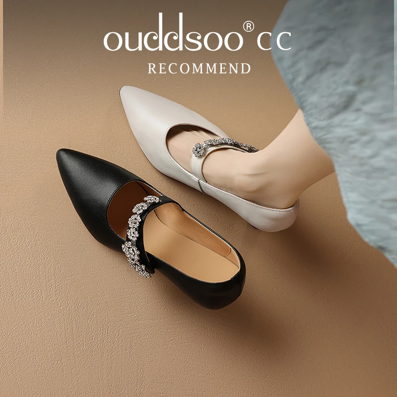 Ods Diamond Mary Jane Luxury Women's Shoes Solid Color Soft Leather Sapatos Femimino Pointed Toe Buckle Strap Pumps Single 4143
Ods Diamond Mary Jane Luxury Women's Shoes Solid Color Soft Leather Sapatos Femimino Pointed Toe Buckle Strap Pumps Single 4143