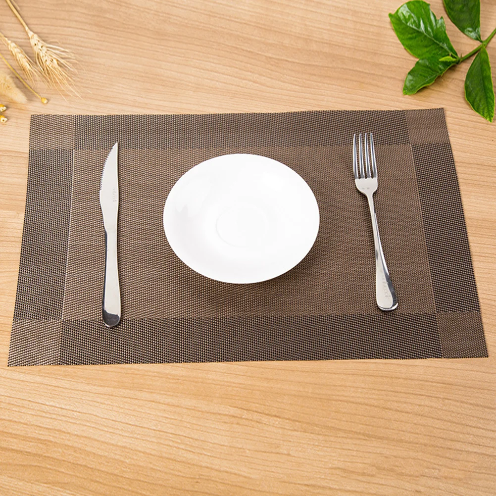 8 Pcs Place Mats for Table Tableware Home Hotel PVC Placemats Restaurant Coffee
8 Pcs Place Mats for Table Tableware Home Hotel PVC Placemats Restaurant Coffee