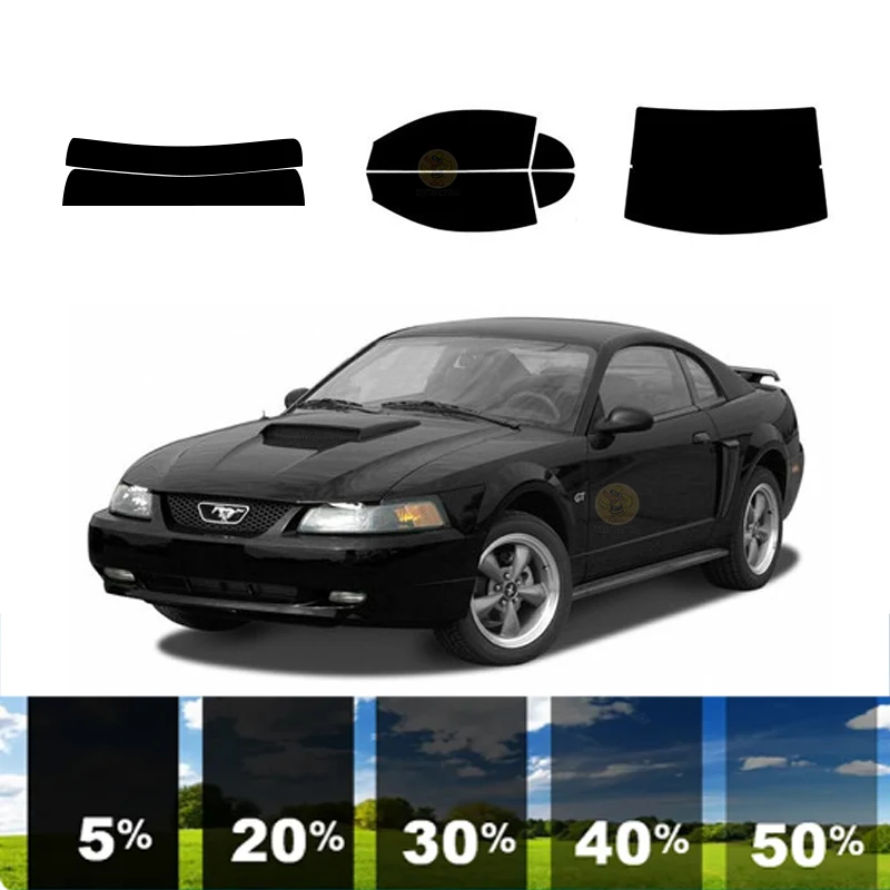 precut Removable Window Tint Film For Car 100% UVR 5%-35%VLT Heat Insulation Carbon For FORD MUSTANG 2 DR COUPE 1999-2004
precut Removable Window Tint Film For Car 100% UVR 5%-35%VLT Heat Insulation Carbon For FORD MUSTANG 2 DR COUPE 1999-2004