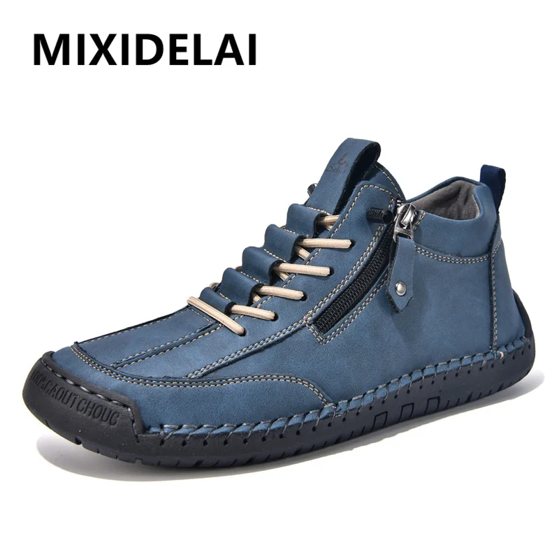 Autumn Handmade Artificial Leather Men's Boots Breathable Casual Leather Shoes Man Outdoor Design Sneakers For Men Ankle Boots
Autumn Handmade Artificial Leather Men's Boots Breathable Casual Leather Shoes Man Outdoor Design Sneakers For Men Ankle Boots