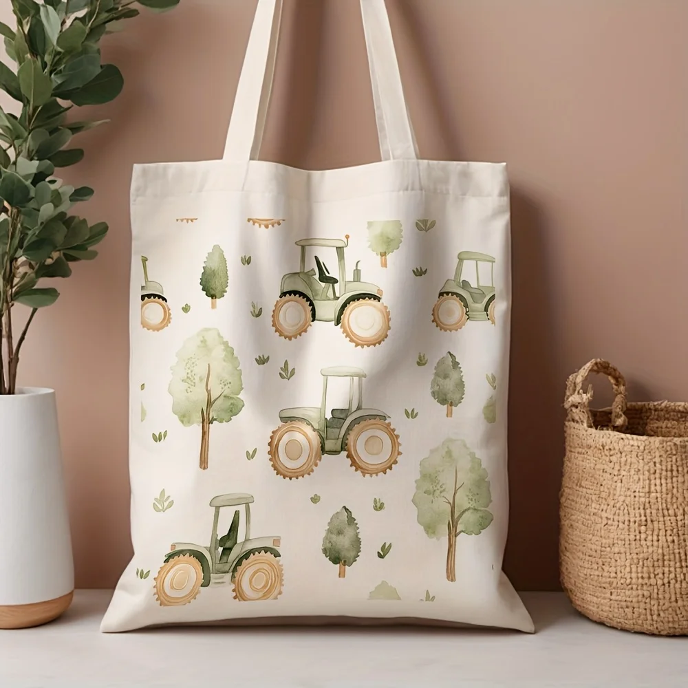 Vintage Tractor Trees Canvas Tote Bag Retro Farm Design for Commuting Beach Trips Farmhouse Stylebeach Carryall Bags Fashion
Vintage Tractor Trees Canvas Tote Bag Retro Farm Design for Commuting Beach Trips Farmhouse Stylebeach Carryall Bags Fashion