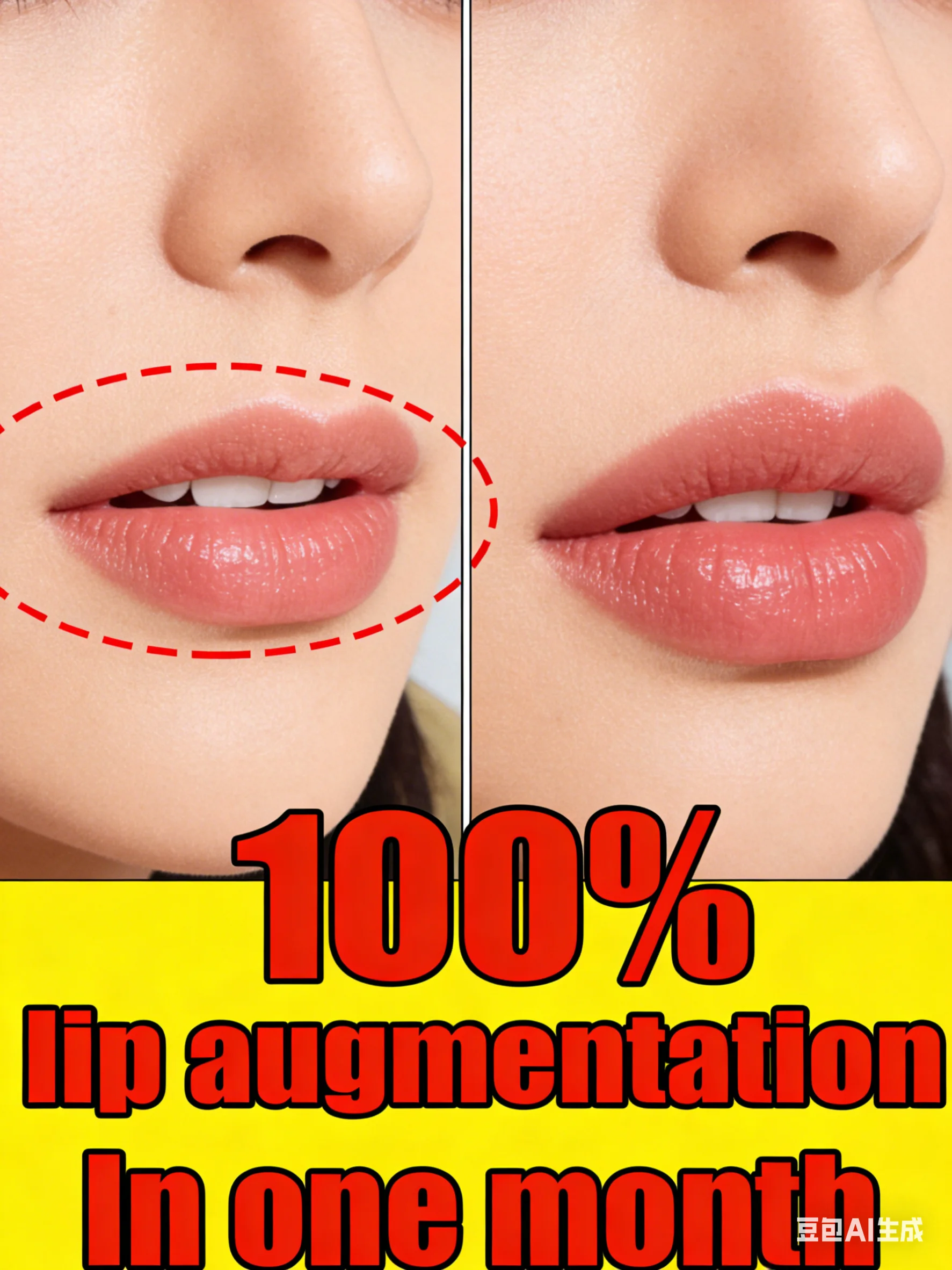 Полные губы делают вашу улыбку более красивой.
Полные губы делают вашу улыбку более красивой.