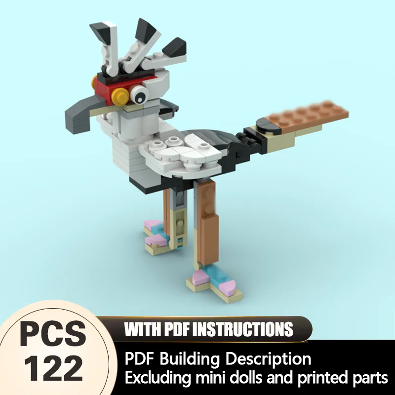Creators Animal Series Model MOC Building Bricks Secretary Bird Modular Technology Gifts Holiday Assemble Children Toys Suit
Creators Animal Series Model MOC Building Bricks Secretary Bird Modular Technology Gifts Holiday Assemble Children Toys Suit