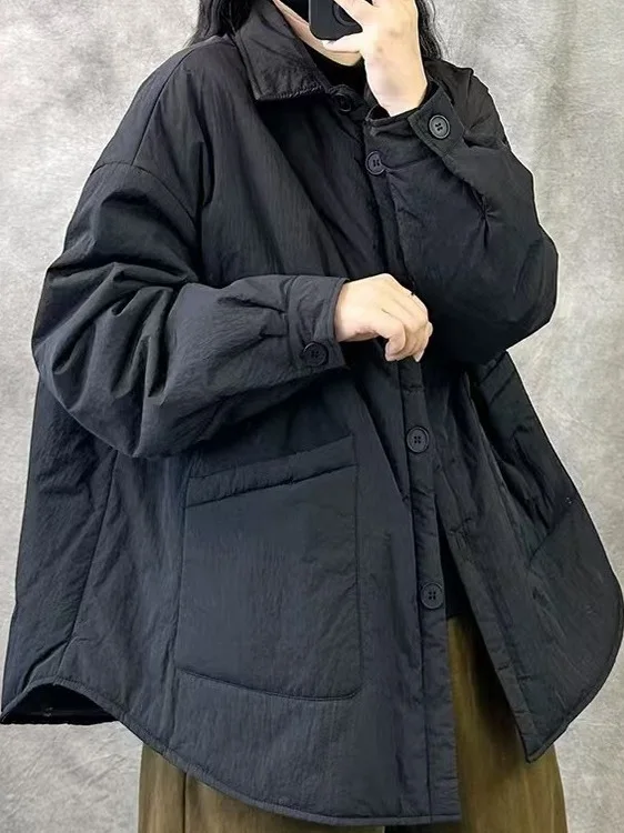 Легкая хлопковая куртка-пальто в винтажном стиле для осени и зимы, повседневная, большого размера, с теплым воротником, для города, модная
Легкая хлопковая куртка-пальто в винтажном стиле для осени и зимы, повседневная, большого размера, с теплым воротником, для города, модная