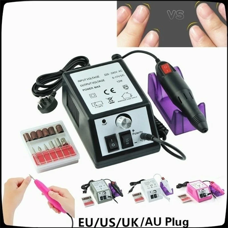 New Professional Electric Acrylic Nail Drill File Machine Kit Bits Manicure s Accessories
New Professional Electric Acrylic Nail Drill File Machine Kit Bits Manicure s Accessories