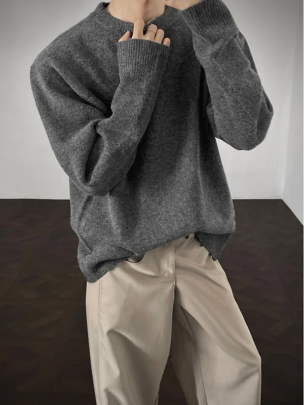 Men's round Ne Knitwear Casual Thiened Loose Fit Warm Winter Sweater Overhead Sle Soft Polyester Blend Long Sve Top
Men's round Ne Knitwear Casual Thiened Loose Fit Warm Winter Sweater Overhead Sle Soft Polyester Blend Long Sve Top