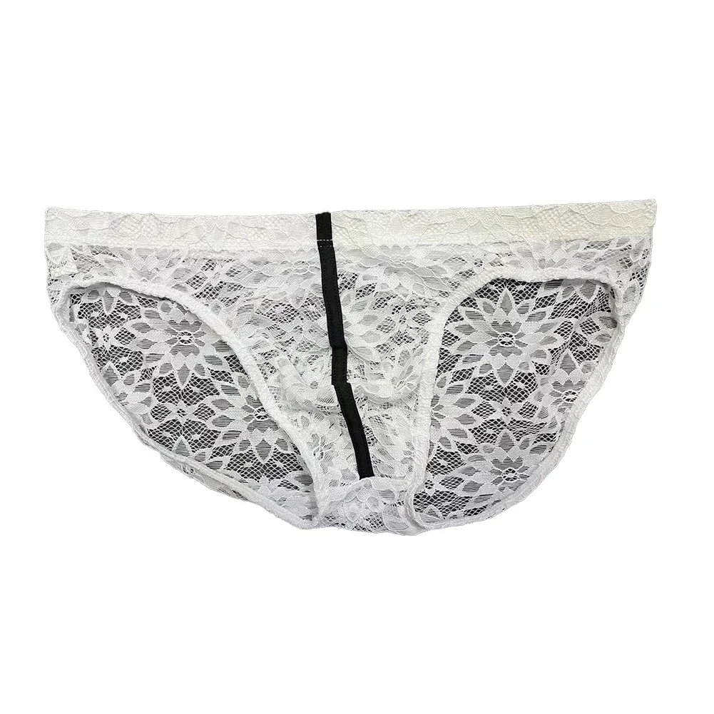 Mens Sexy Briefs Lace Sheer Underwear See Through Pouch Panties Hollow Out Underpants Ultra Thin Knickers Seamless Lingerie
Mens Sexy Briefs Lace Sheer Underwear See Through Pouch Panties Hollow Out Underpants Ultra Thin Knickers Seamless Lingerie