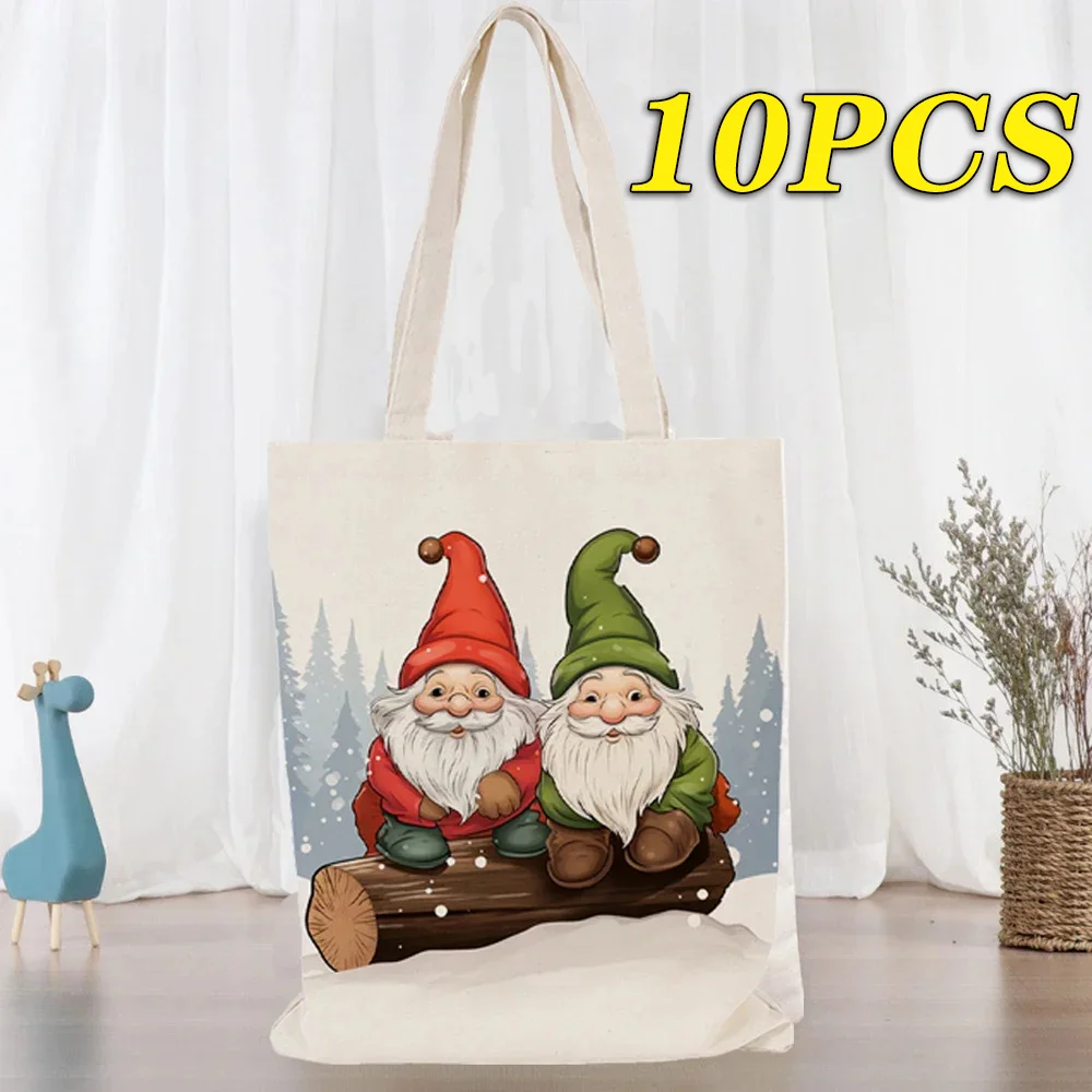 10PCS Christmas Canvas Bag Shoulder Ladies Tote Bag Santa Tote Lunchbox Organizer Supermarket Shopping Bag Gift Bag
10PCS Christmas Canvas Bag Shoulder Ladies Tote Bag Santa Tote Lunchbox Organizer Supermarket Shopping Bag Gift Bag