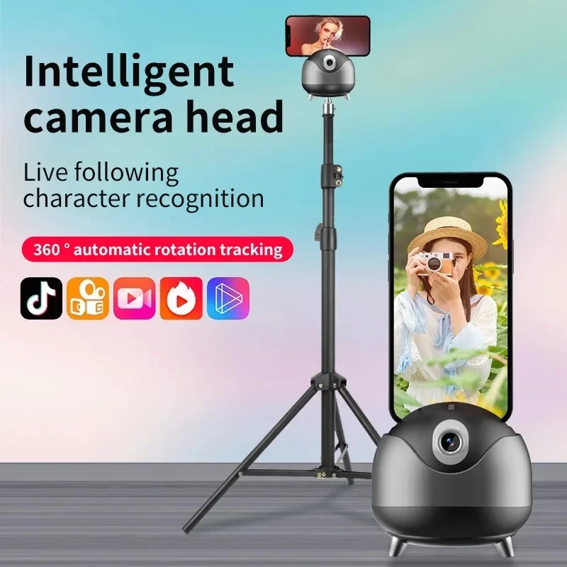 Q8 Auto Face Tracking Tripod 360°Rotation Phone Tablet Holder with Remote Shooting &Gesture Control for Live Steaming TikTok
Q8 Auto Face Tracking Tripod 360°Rotation Phone Tablet Holder with Remote Shooting &Gesture Control for Live Steaming TikTok
