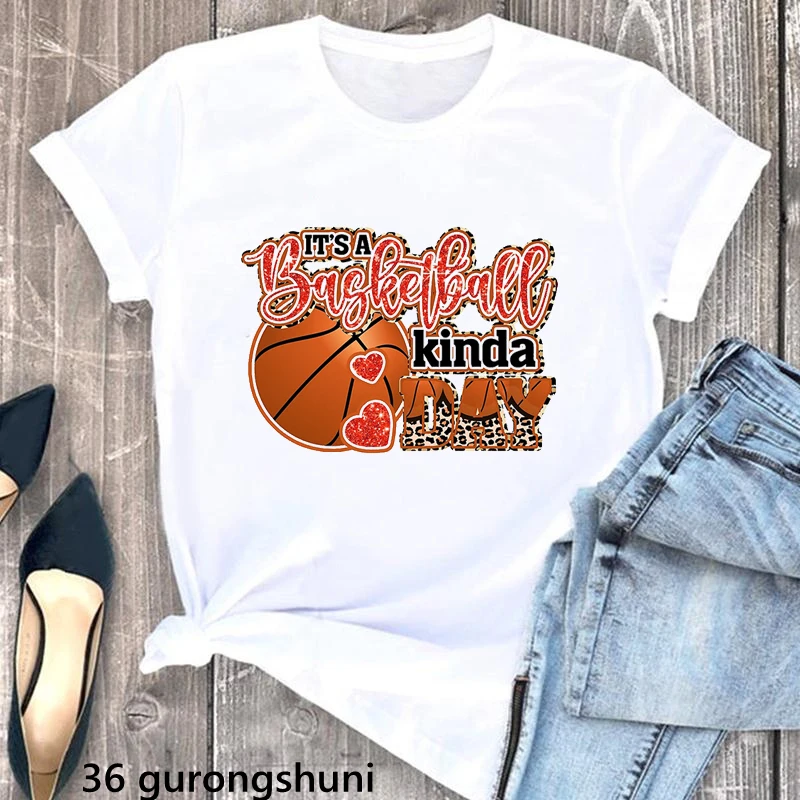 Peace Love Basketball Graphic Print Tshirt Women'S Clothing Leopard Fashion T Shirt Femme Summer Tops Tee Shirt Female
Peace Love Basketball Graphic Print Tshirt Women'S Clothing Leopard Fashion T Shirt Femme Summer Tops Tee Shirt Female