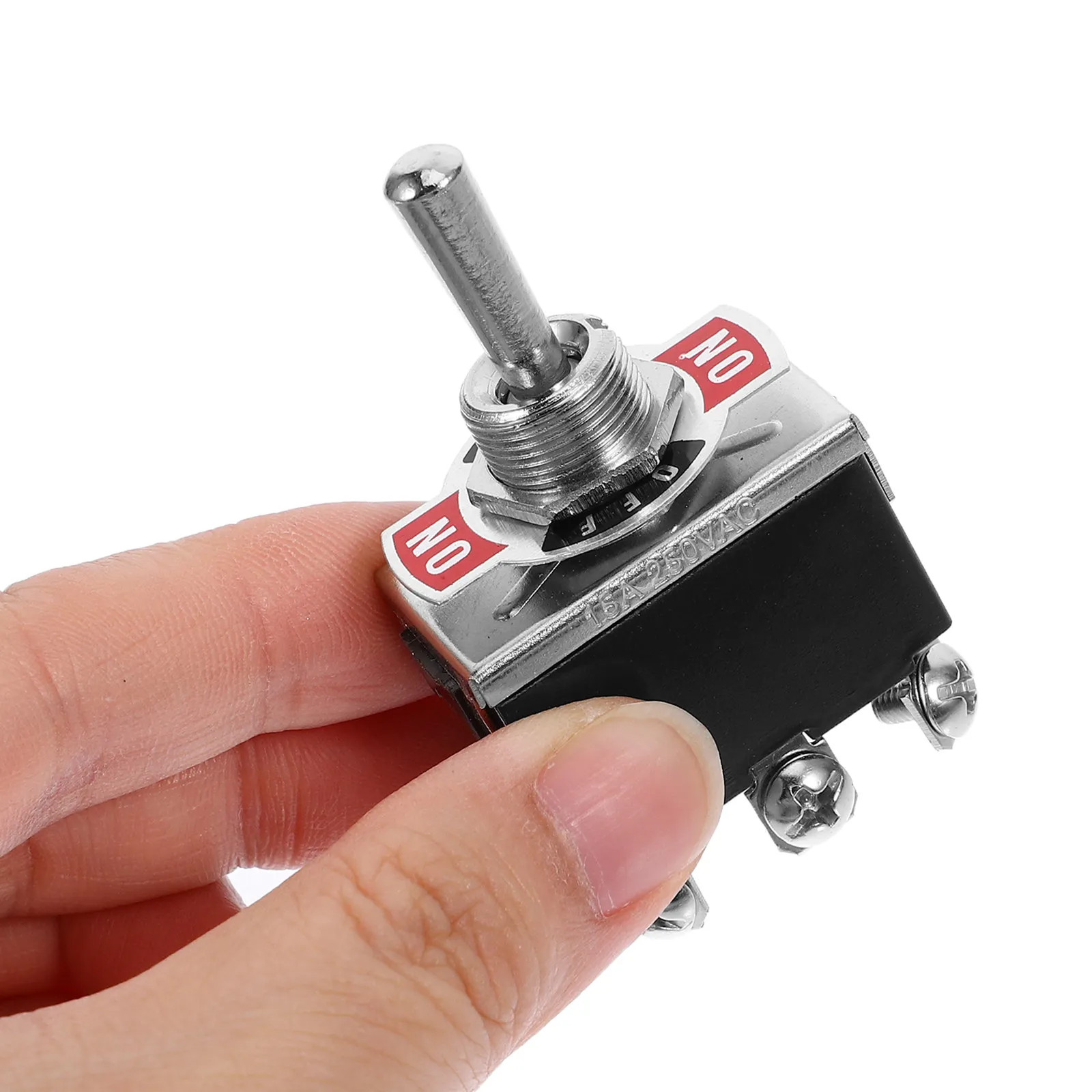 on Off on Toggle Switch Waterproof 3 Position Spdt 12V Heavy Duty Red Protective Cover Sturdy Ergonomic Design Car Dashboard
on Off on Toggle Switch Waterproof 3 Position Spdt 12V Heavy Duty Red Protective Cover Sturdy Ergonomic Design Car Dashboard