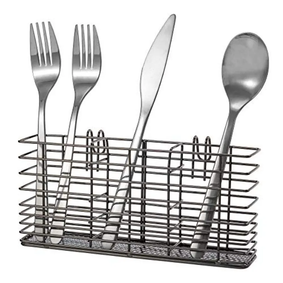 Cutlery Utensil ware Drying Rack, Flatware Storage Solution Basket with Hooks for Kitchen Dish Drainer Dish Drying Rack, Rust P
Cutlery Utensil ware Drying Rack, Flatware Storage Solution Basket with Hooks for Kitchen Dish Drainer Dish Drying Rack, Rust P