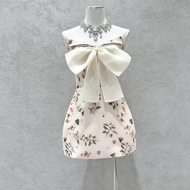 Fashionable Hanging Neck Dress 2026 Cross-Border Print Bandeau Sexy Spicy Girl Knot Splicing Skirt Women's Dress
Fashionable Hanging Neck Dress 2026 Cross-Border Print Bandeau Sexy Spicy Girl Knot Splicing Skirt Women's Dress