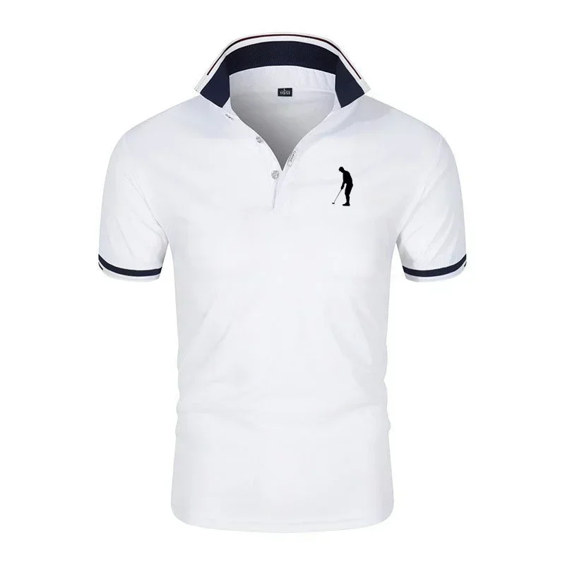 Men's golf sport shirt, short-sleeved breathable POLO shirt, summer pullover, fashionable trendy T-shirt, men's streetwear
Men's golf sport shirt, short-sleeved breathable POLO shirt, summer pullover, fashionable trendy T-shirt, men's streetwear