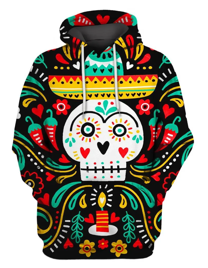 New fashion color Skull 3D printed fashion men's pullover Skull casual sweatshirt Hip hop ethnic style loose plus size hoodie
New fashion color Skull 3D printed fashion men's pullover Skull casual sweatshirt Hip hop ethnic style loose plus size hoodie