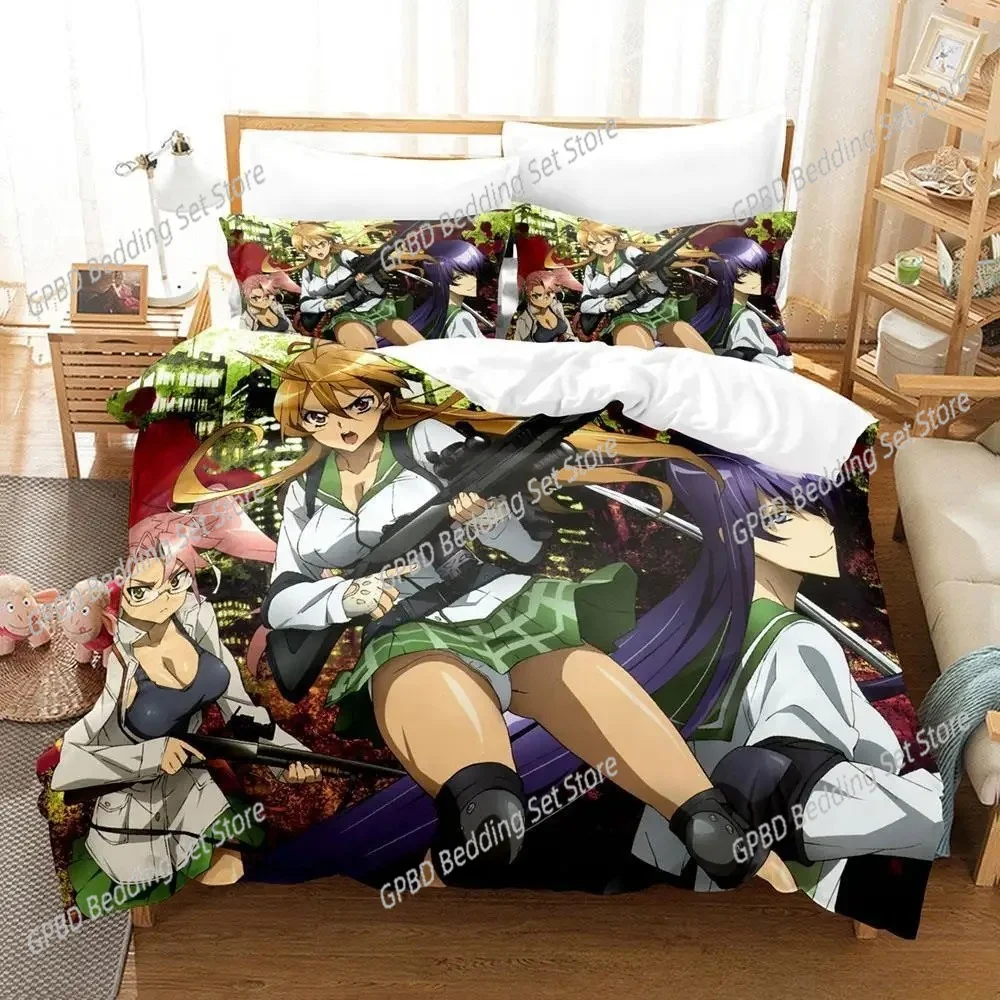 Anime Sexy Girl Highschool of the Dead Bedding Set Single Twin Full Queen King Size Bed Set Adult Kid Bedroom Duvet cover Sets
Anime Sexy Girl Highschool of the Dead Bedding Set Single Twin Full Queen King Size Bed Set Adult Kid Bedroom Duvet cover Sets