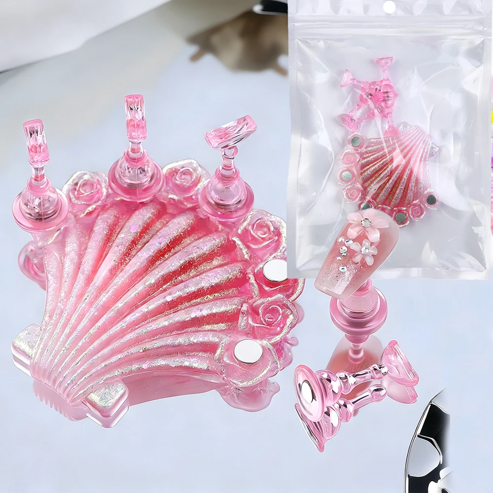 1-Set Aurora Gradient Shell Magnetic Nail Holder for Practice False Tips Nail Art Display Stand Mermaid Shell Magnet DIY Tools#_
1-Set Aurora Gradient Shell Magnetic Nail Holder for Practice False Tips Nail Art Display Stand Mermaid Shell Magnet DIY Tools#_