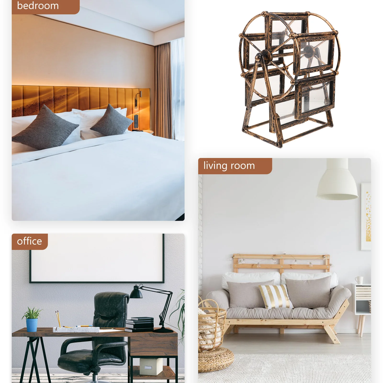 Ferris Wheel Photo Frame Pvc Material Dust Proof Home Decor Ornament For Bedroom Living Room Wedding Gift (4 Inch)
Ferris Wheel Photo Frame Pvc Material Dust Proof Home Decor Ornament For Bedroom Living Room Wedding Gift (4 Inch)