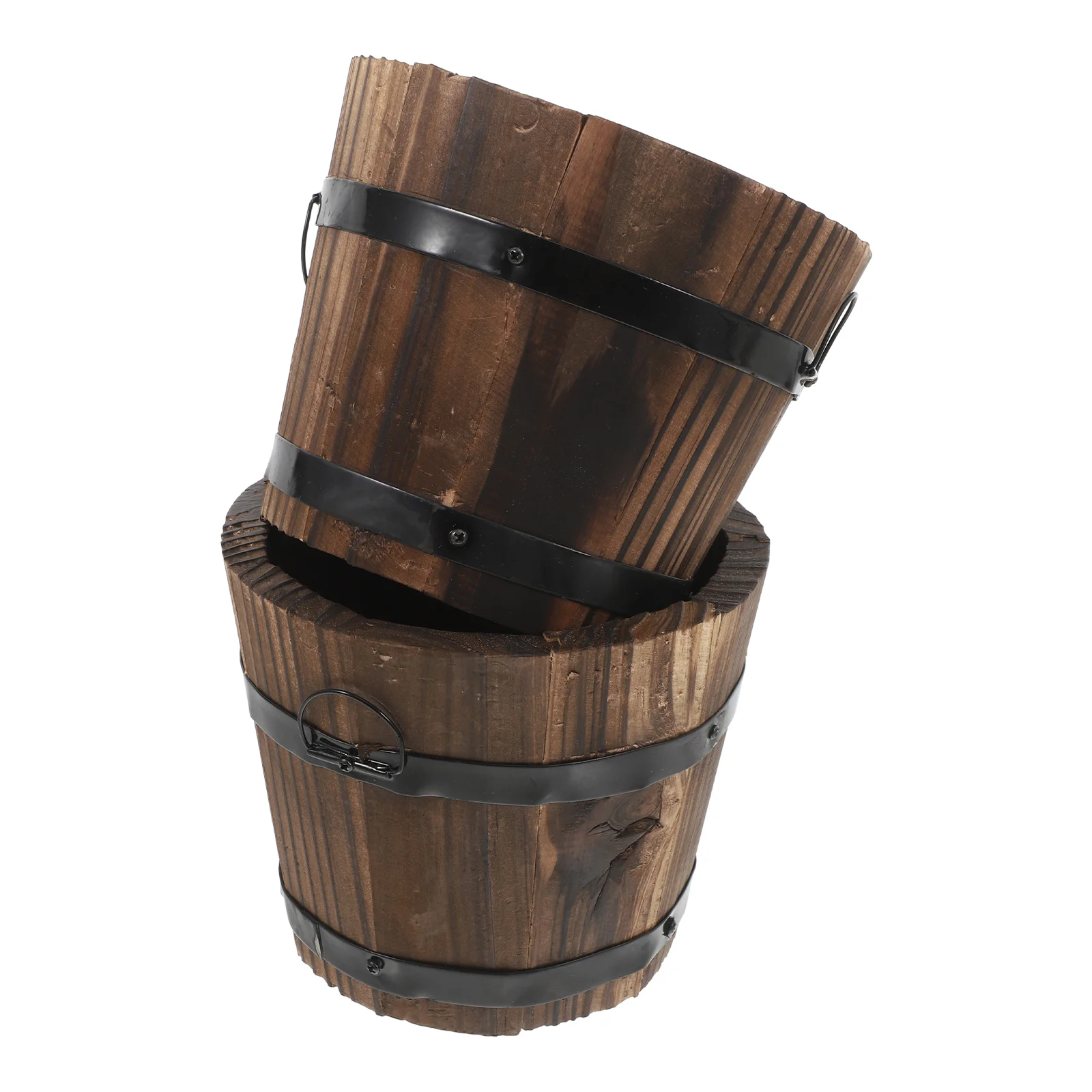 2 Pcs House Plants Flowerpot Retro Stand Coffee Practical Wooden Planter Multifunctional Bucket
2 Pcs House Plants Flowerpot Retro Stand Coffee Practical Wooden Planter Multifunctional Bucket